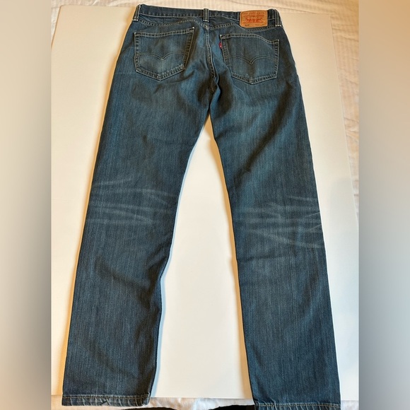 Levi's Blue 508 Regular Taper Straight Jeans Classic Style - Picture 4 of 5